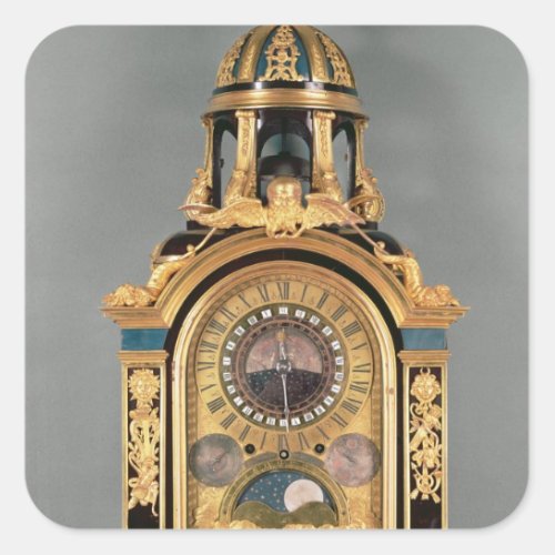 Astronomical clock square sticker