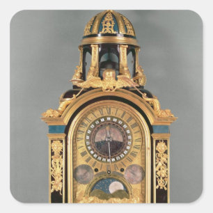 Astronomical clock square sticker