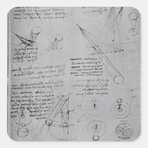 Astronomical diagrams, from the Codex Square Sticker