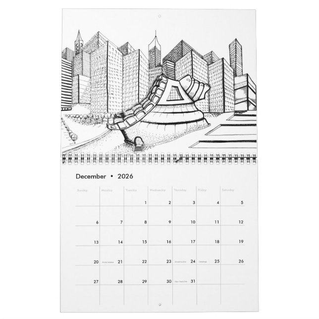 astronomical dreams calendar 2019 (Dec 2026)