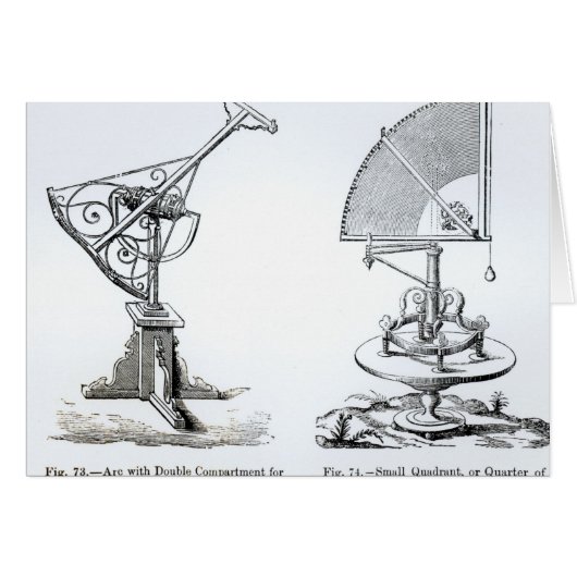 Astronomical Instruments Cards (Front Horizontal)