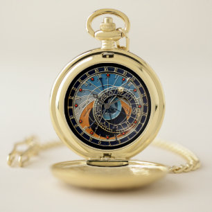 Astronomical themed pocket watch - engravable