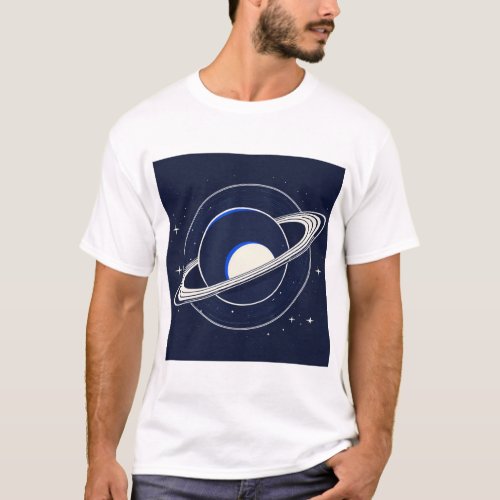 Astronomical Wonders Celestial Outlines T_Shirt