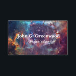 Astronomy and space science professional business card<br><div class="desc">Astronomy and space science professional  business card.  Galaxy Nebula image.  For teachers,  scientists,  professors,  researchers,  etc.</div>