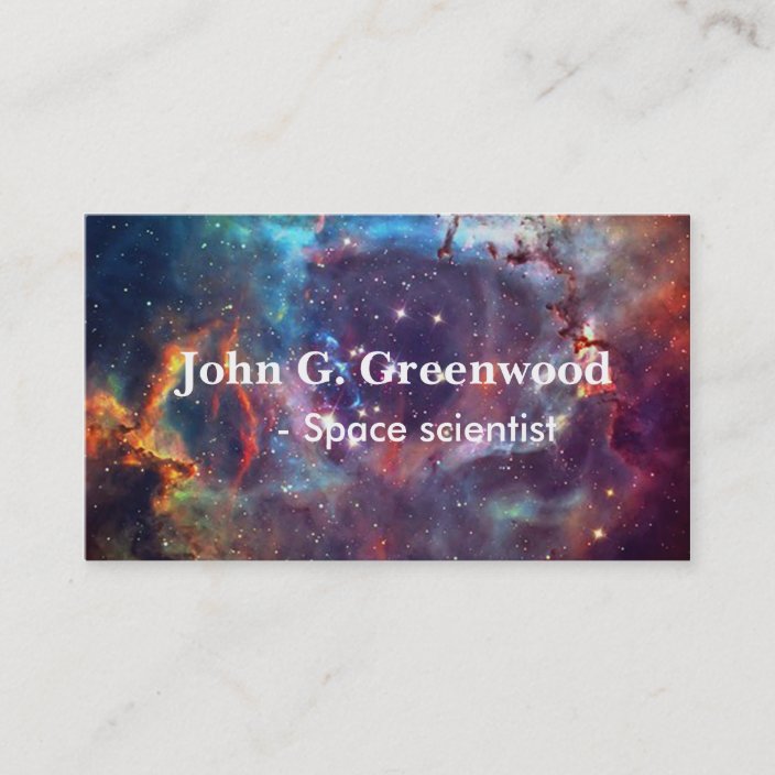 Astronomy and space science professional business card | Zazzle.com