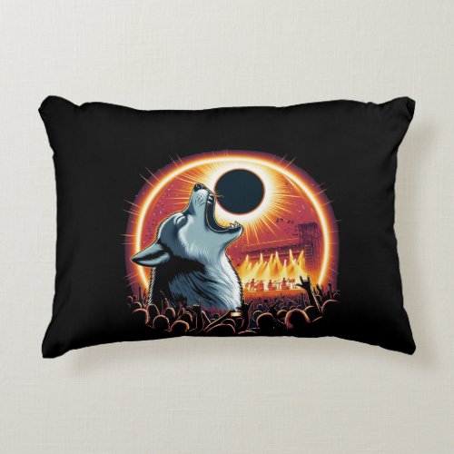 Astronomy Apparel total eclipse Accent Pillow