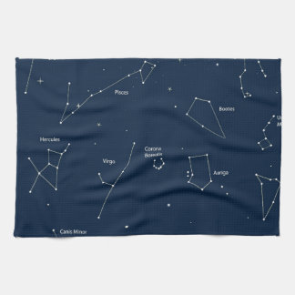 astronomy background kitchen towel
