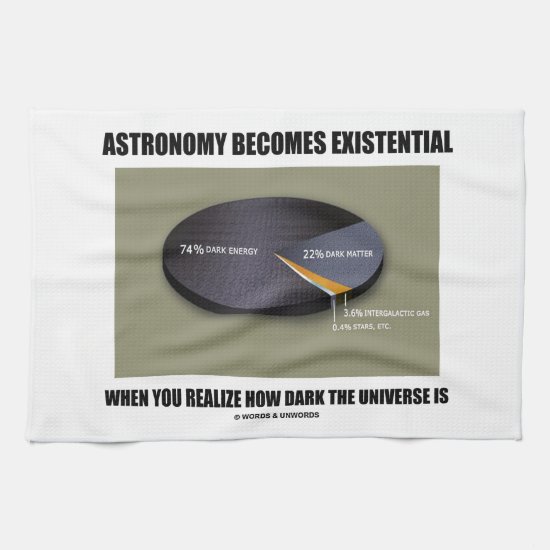 Astronomy Becomes Existential When Realize Dark Kitchen Towel