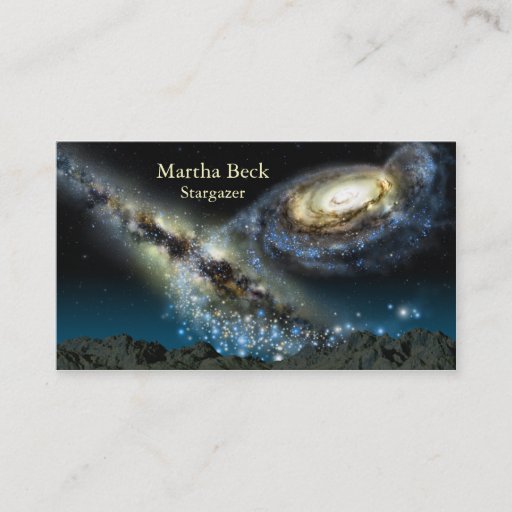 Customizable Astronomy Business Card