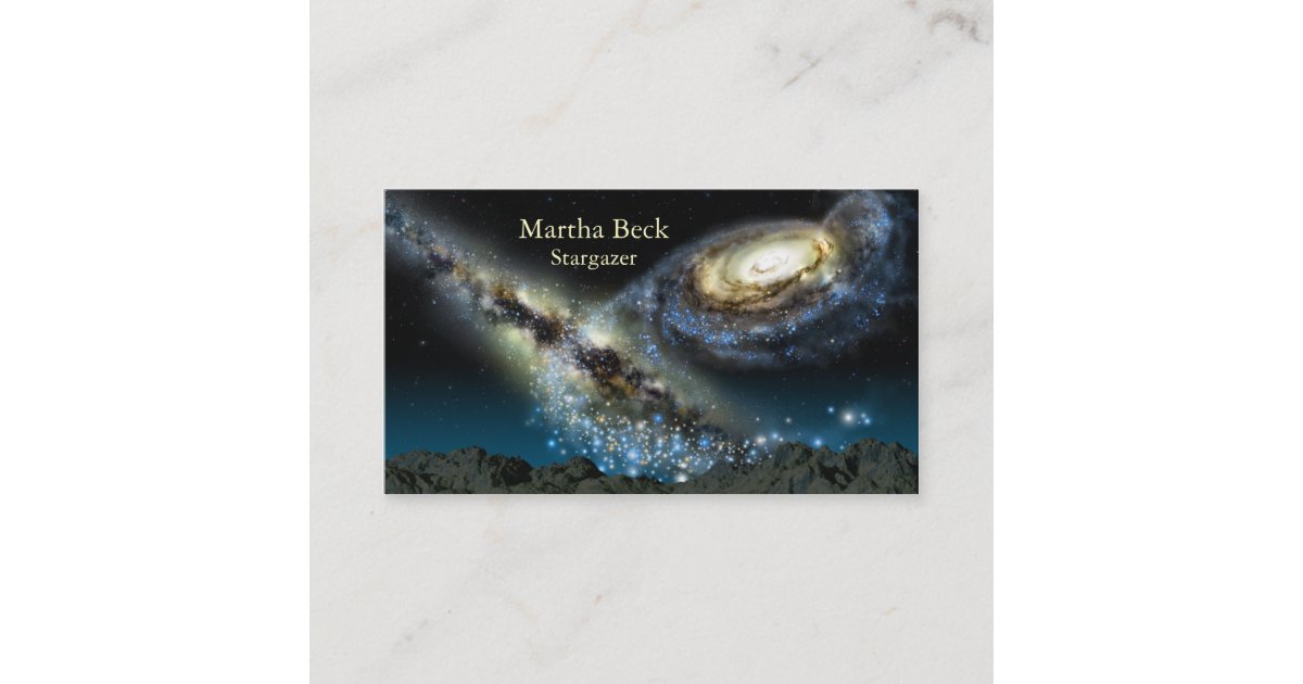 Astronomy Business Card | Zazzle
