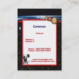 Astronomy Business Card