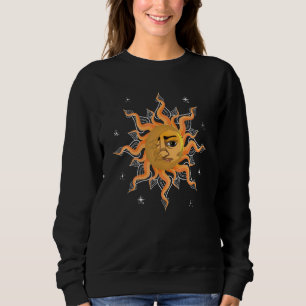 Astronomy Celestial Body Boho Aesthetic Sun Moon A Sweatshirt