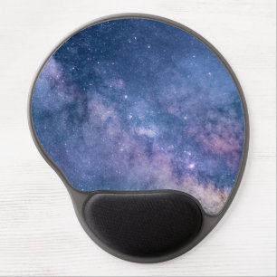 Astronomy comos blue purple violet sky stars gel mouse pad