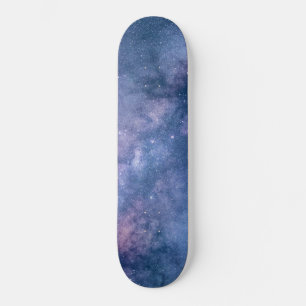 Astronomy comos blue purple violet sky stars skateboard