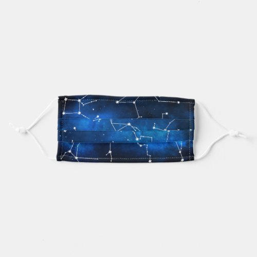 Astronomy Constellation Sky Map Pattern Adult Cloth Face Mask