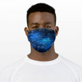 Astronomy Constellation Sky Map Pattern Adult Cloth Face Mask (Worn)