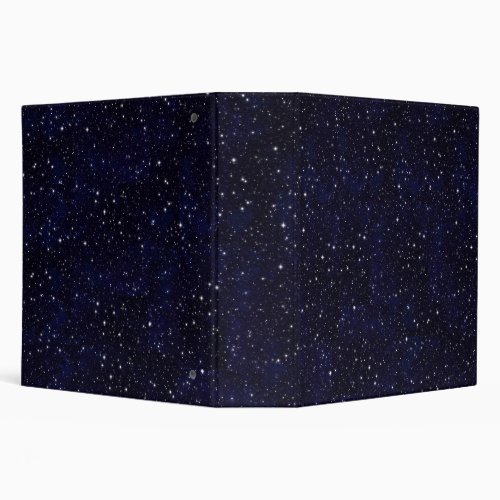 Astronomy Deep Space Stars Universe Elegant Black 3 Ring Binder