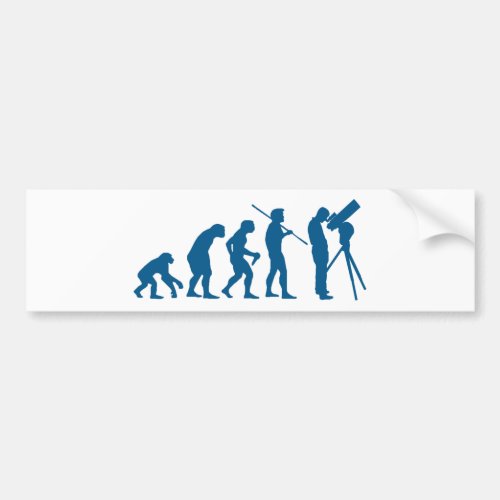 Astronomy Evolution Bumper Sticker