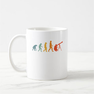 Astronomy Evolution Retro Telescope Astrophysics Coffee Mug