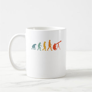 Astronomy Evolution Retro Telescope Astrophysics Coffee Mug