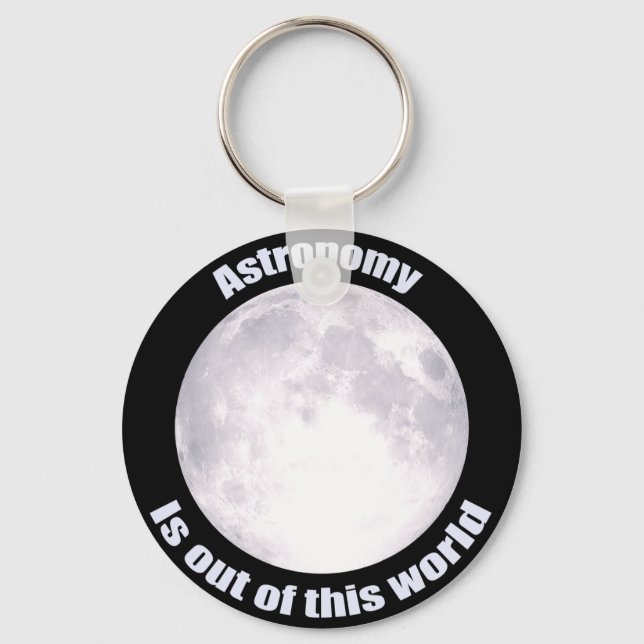 Astronomy Full Moon Keychain (Front)