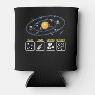 Astronomy Geek Galaxy Science Outer Space Solar Can Cooler