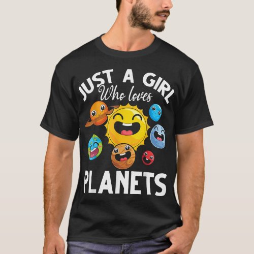Astronomy Girls Astronomer Science Outer Space Cut T_Shirt