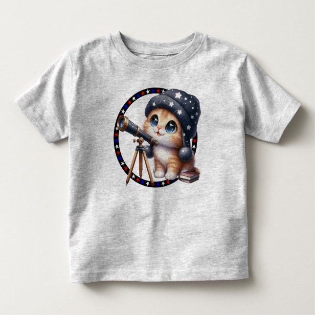 Astronomy Kitty Toddler T-shirt (Front)