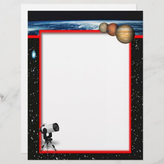 Astronomy Letterhead (Front/Back)