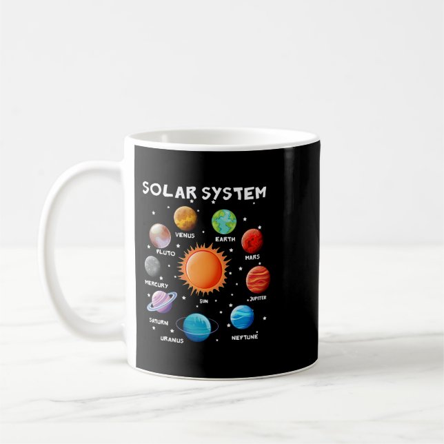 Astronomy Lover Lovers Shirt Planets Lovers Solar  Coffee Mug (Left)
