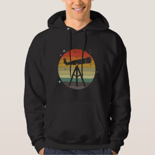 Astronomy Lover Planets Of Solar System Telescope Hoodie