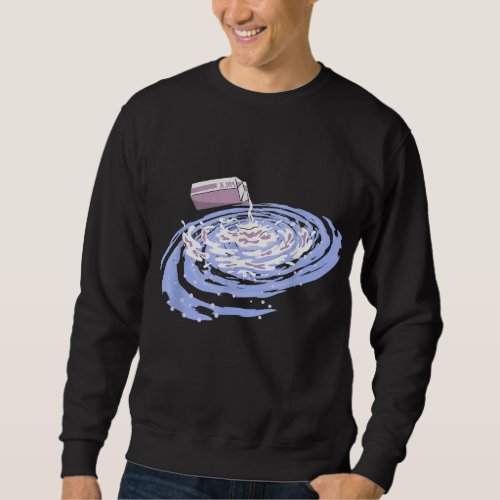 Astronomy Milky Ways Milk Carton Galaxy In The Uni Sweatshirt