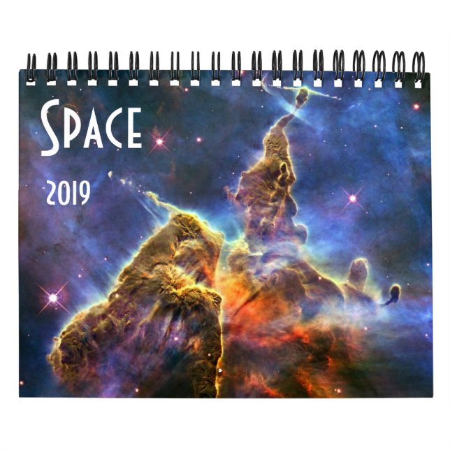 Astronomy NASA Space Universe Galaxy 2019 Calendar (Cover)