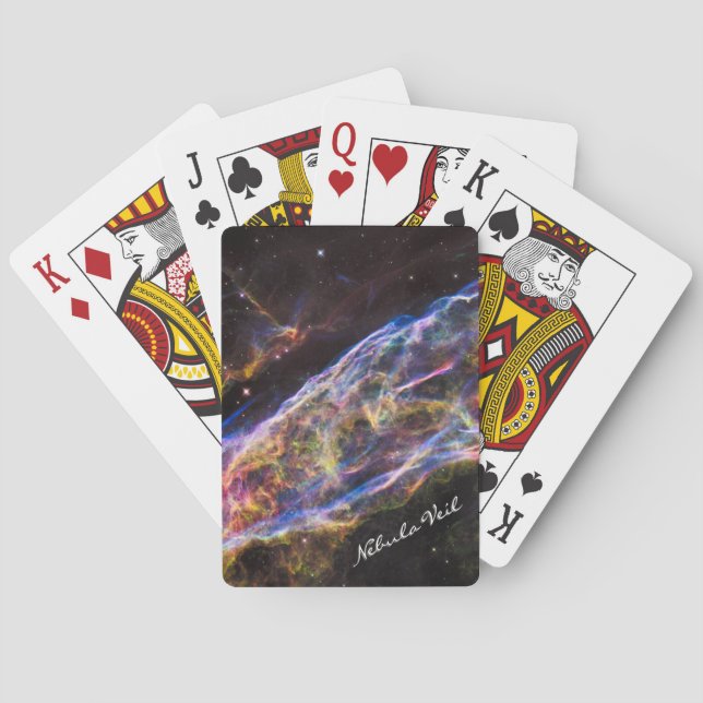 Astronomy & Nebula Veil, Hubble / Galaxy Poker Cards (Back)