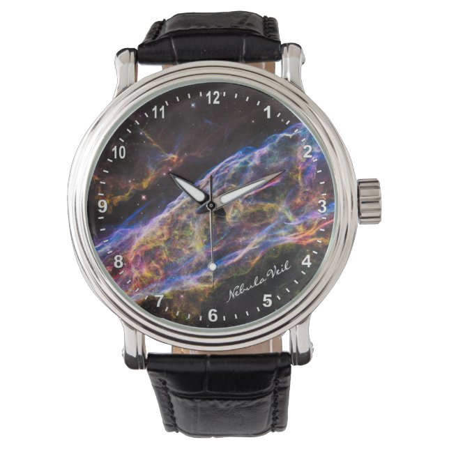 Astronomy & Nebula Veil Watch, Hubble / Galaxy Watch (Front)