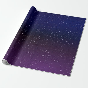 Astronomy night starry sky Wrapping Paper
