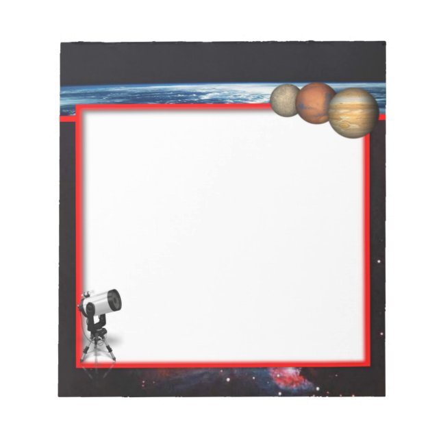 Astronomy Notepad (Front)