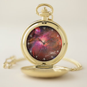 Astronomy & Orion Nebula Watch, Hubble / Galaxy Pocket Watch