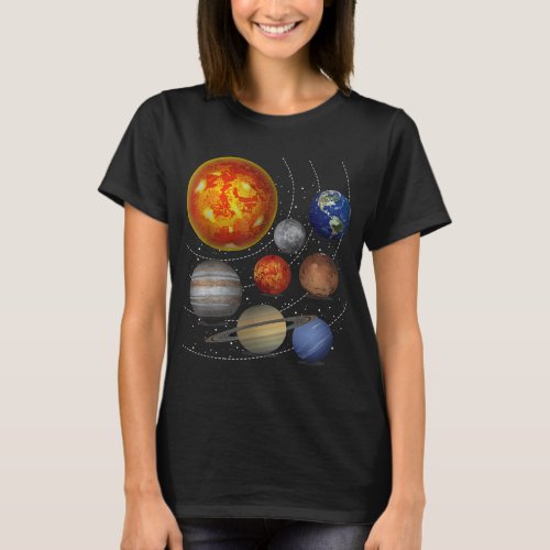 Astronomy Planets Sun Universe Galaxy Outer Space  T_Shirt