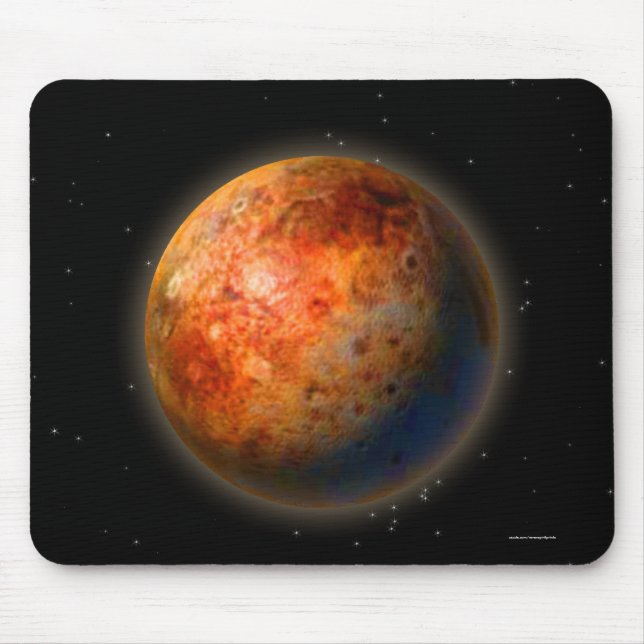 Astronomy Pluto Planetary Image Mouse Pad (Front)