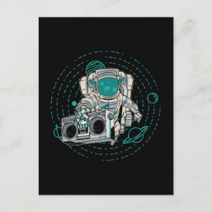 Astronomy Radio Space Stars Universe Music Lover Holiday Postcard