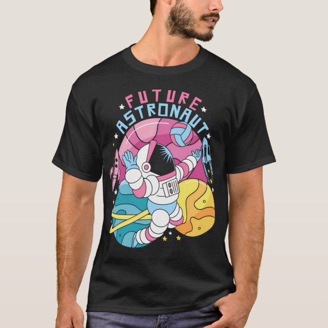 Astronomy Science Space Scientist Universe Planets T-Shirt (Front)