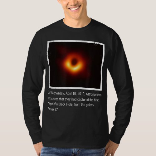 Astronomy Shirts First BLACK HOLE Image