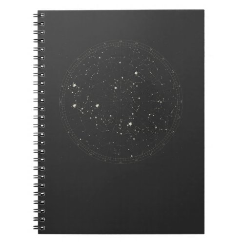 Astronomy Sky Map Stars Horoscope Constellation Notebook
