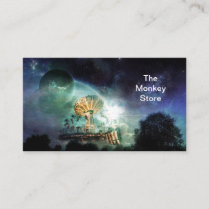 Astronomy Sky Sun Space Moon Fantasy Planet Business Card