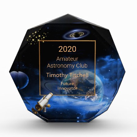 Astronomy Space Acrylic Award