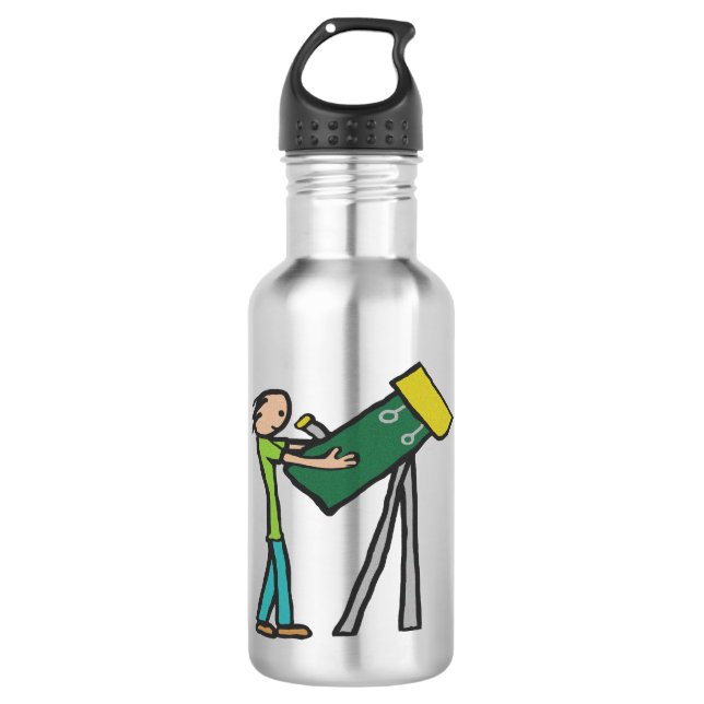 Astronomy Stainless Steel Water Bottle (Front)
