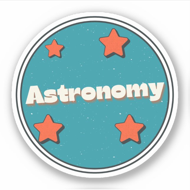 Astronomy Sticker (Front)