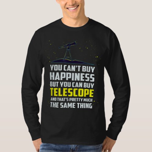 Astronomy Telescope Galaxy T_Shirt