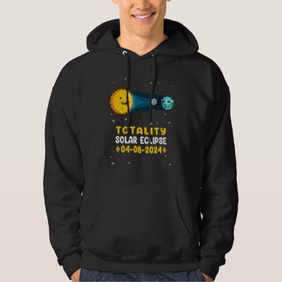 Astronomy  Total Solar Eclipse 2024 Totality 04 08 Hoodie